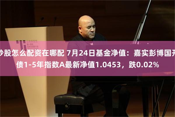 炒股怎么配资在哪配 7月24日基金净值：嘉实彭博国开债1-5年指数A最新净值1.0453，跌0.02%