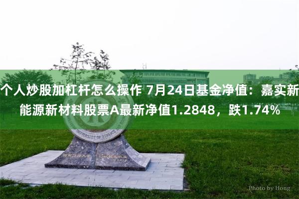 个人炒股加杠杆怎么操作 7月24日基金净值：嘉实新能源新材料股票A最新净值1.2848，跌1.74%