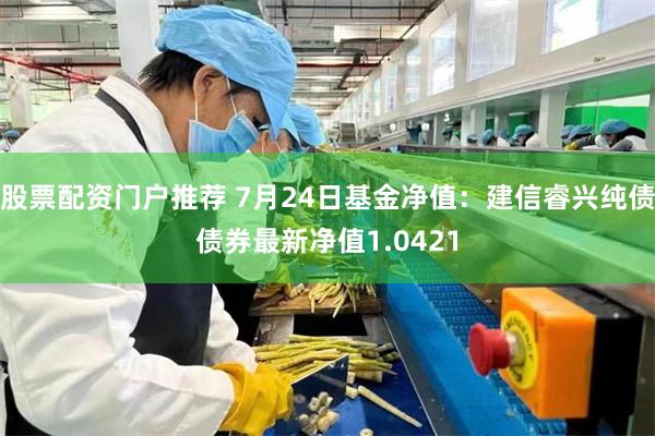 股票配资门户推荐 7月24日基金净值：建信睿兴纯债债券最新净值1.0421