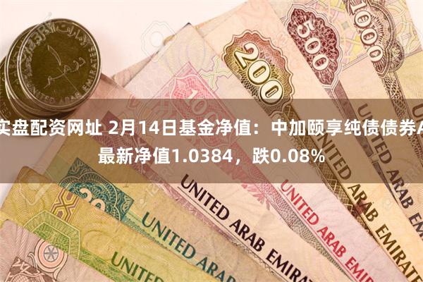 实盘配资网址 2月14日基金净值：中加颐享纯债债券A最新净值1.0384，跌0.08%