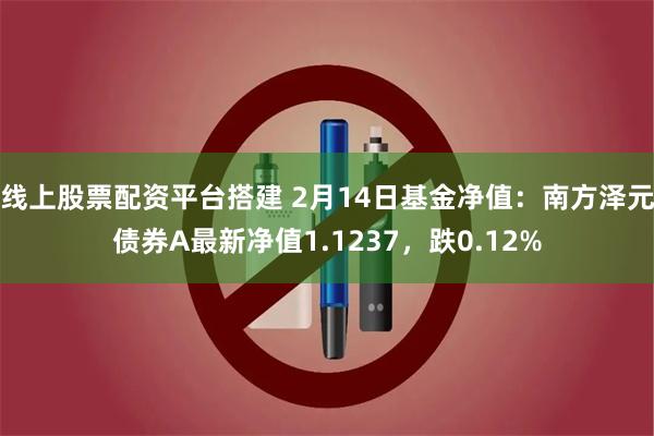 线上股票配资平台搭建 2月14日基金净值：南方泽元债券A最新净值1.1237，跌0.12%